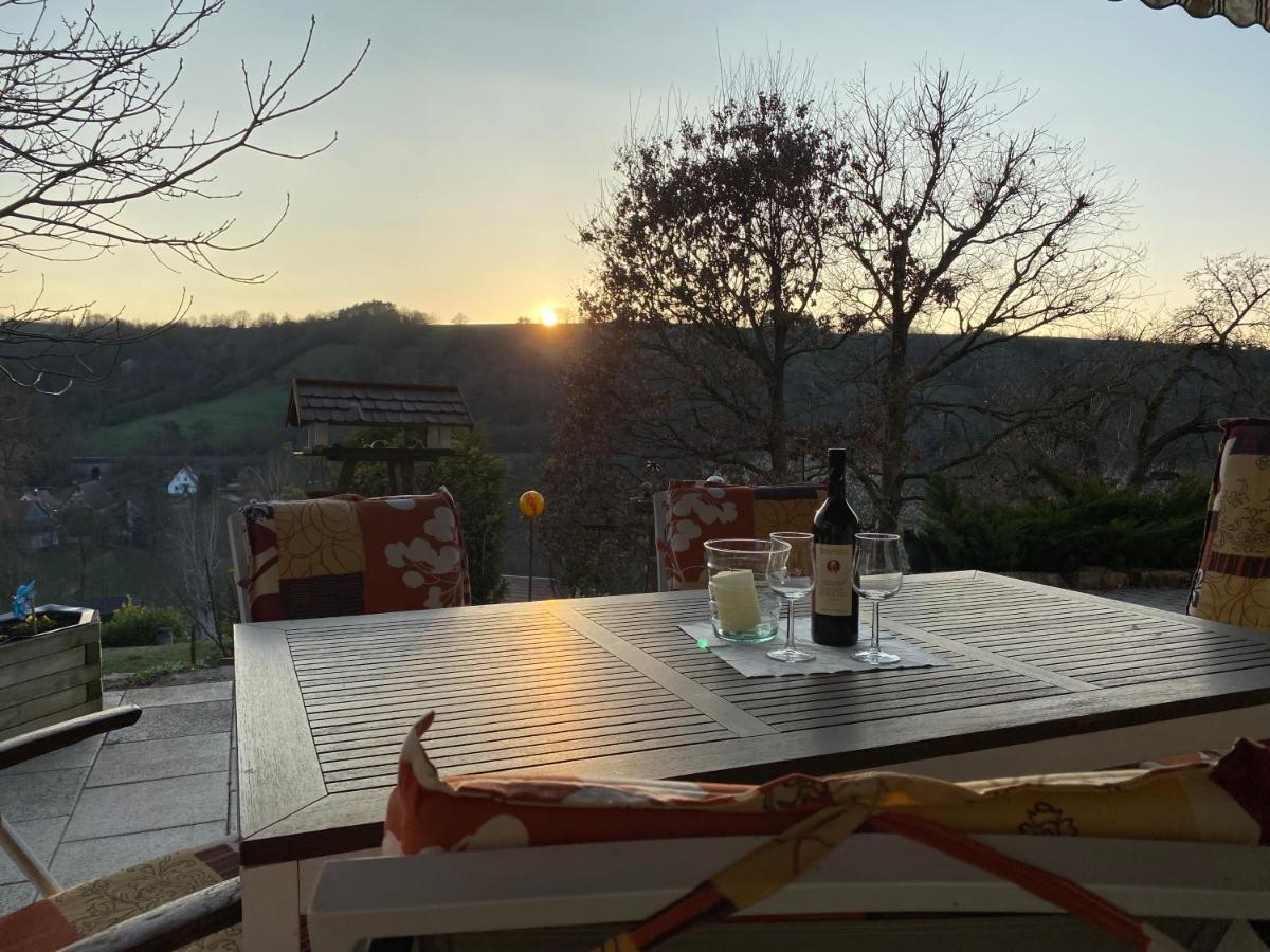 Ferienwohnung Im Vorbachtal Niederstetten Bagian luar foto